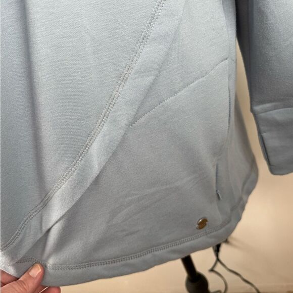 Jones New York Soft Blue zip up neck sweatshirt women’s 1x - Picture 5 of 12